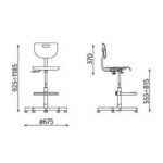 Werek Seat Plus Foot Base (еко кожа) - Image 2