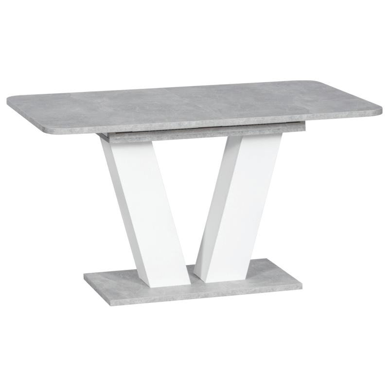 raztegatelna-trapezna-masa-alara-bjala Разтегателна трапезна маса ALARA - бяла - Image 1